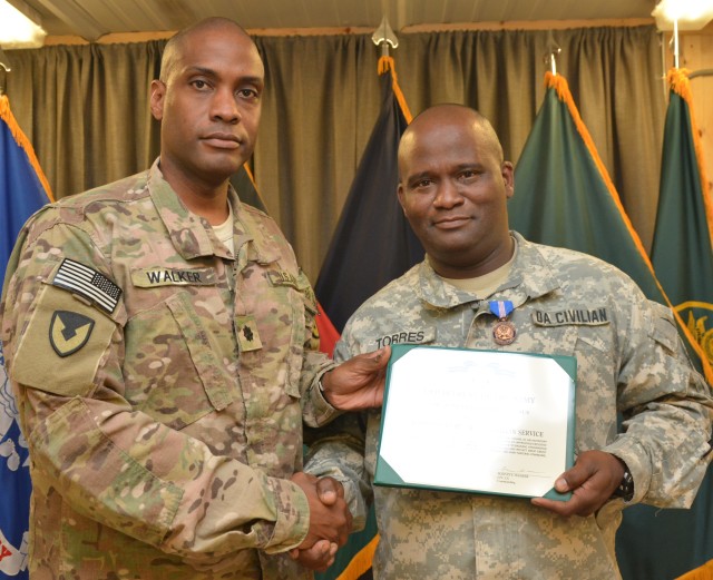 CREW civilians recognized for support while deployed