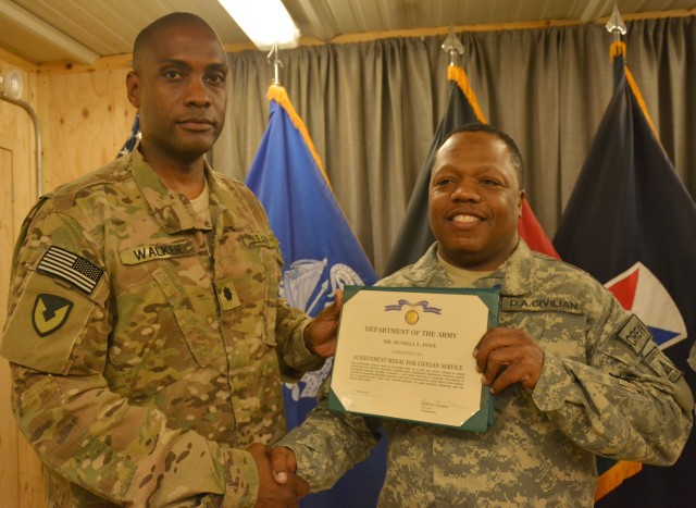 CREW civilians recognized for support while deployed