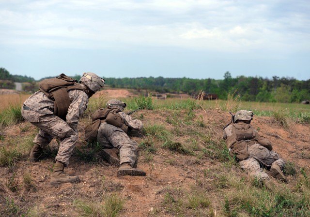 Marines train at Fort A.P. Hill