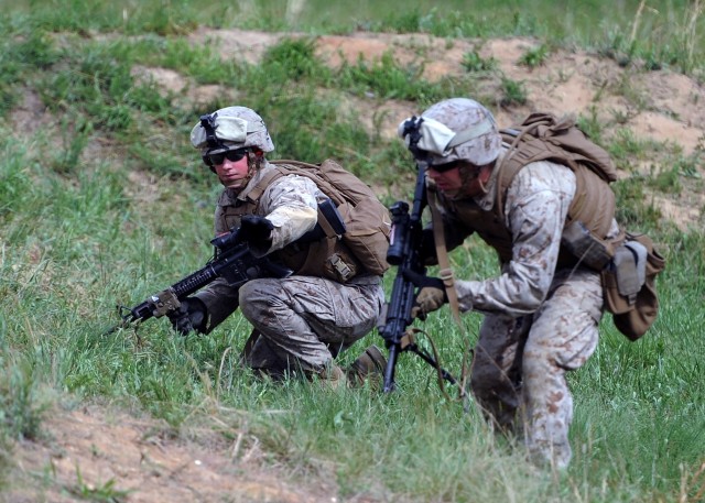 Marines train at Fort A.P. Hill