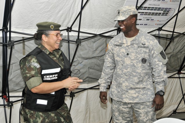 Texas Guardsmen share response lessons with Brazilians