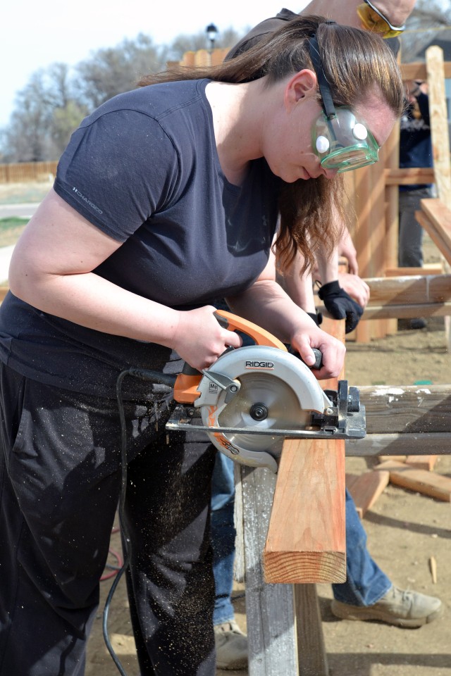 Soldiers build homes, develop minds