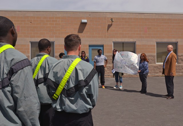 Soldiers build homes, develop minds