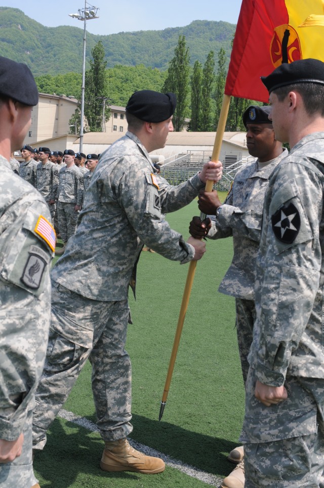 HHB, 210th FA Bde. conducts change of command ceremony