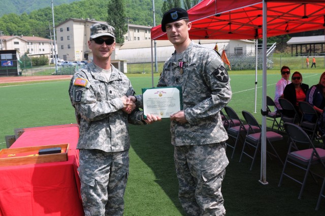 HHB, 210th FA Bde. conducts change of command ceremony