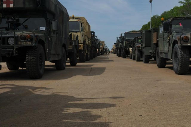JRTC by Land, Air and Sea - Spartans demonstrate logistical capabilities