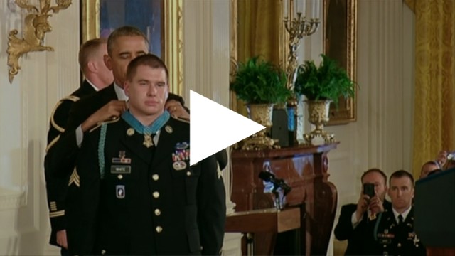 Sgt. Kyle White Medal of Honor Ceremony 