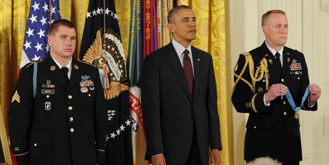Former sergeant receives Medal of Honor for Afghanistan actions