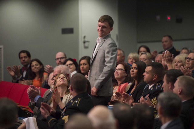 Kain Schilling at the Medal of Honor Ceremony