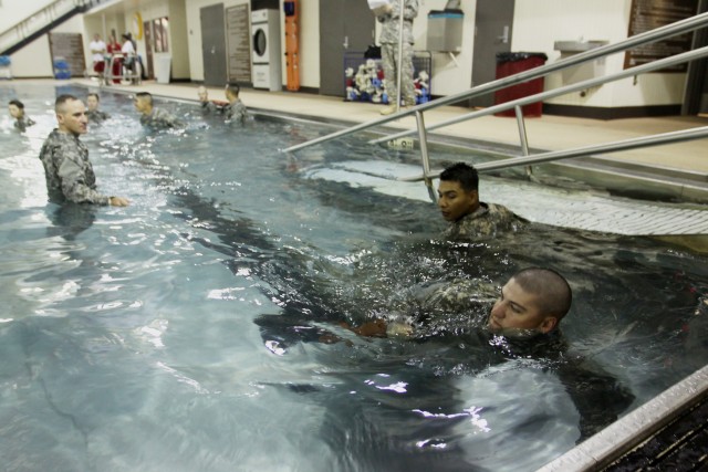 Water survival training