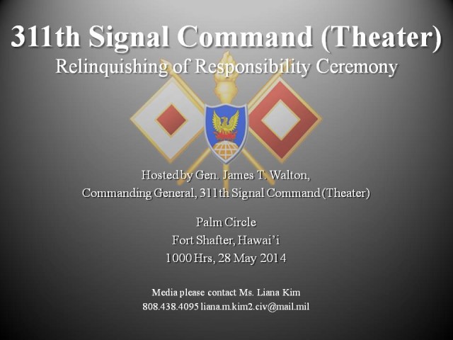 The 311th Signal Command (Theater) welcomes CSM Allen Braswell! 