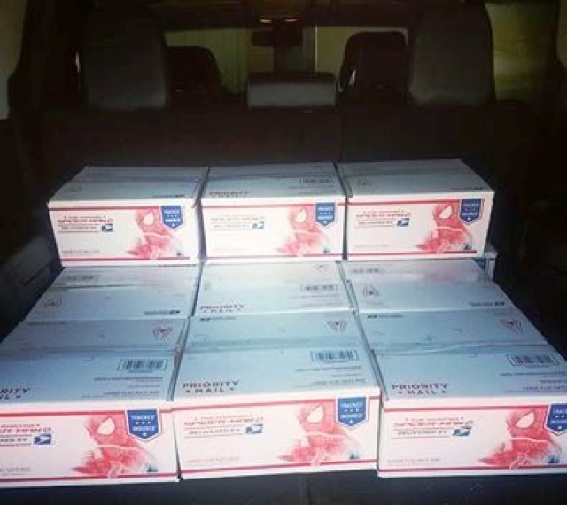 Boxes ready for shipment
