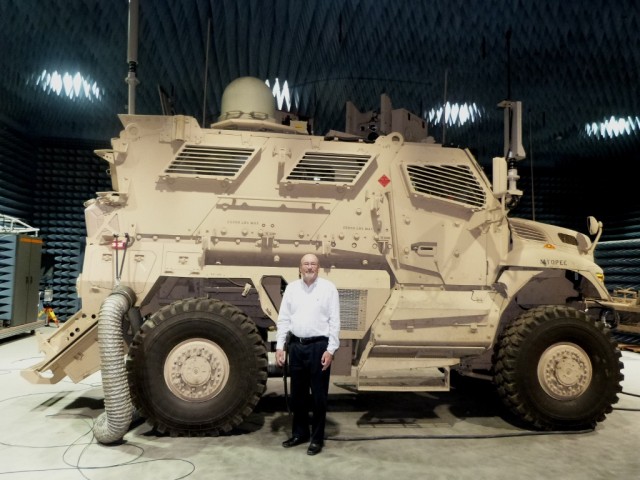 Recent finalist for the 2014 Samuel J. Heyman Service to America Medals, Patrick DeGroodt, deputy product manager for Warfighter Information Network-Tactical (WIN-T) Increment 2