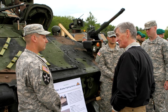 Secretary McHugh visits for Capabilities Day