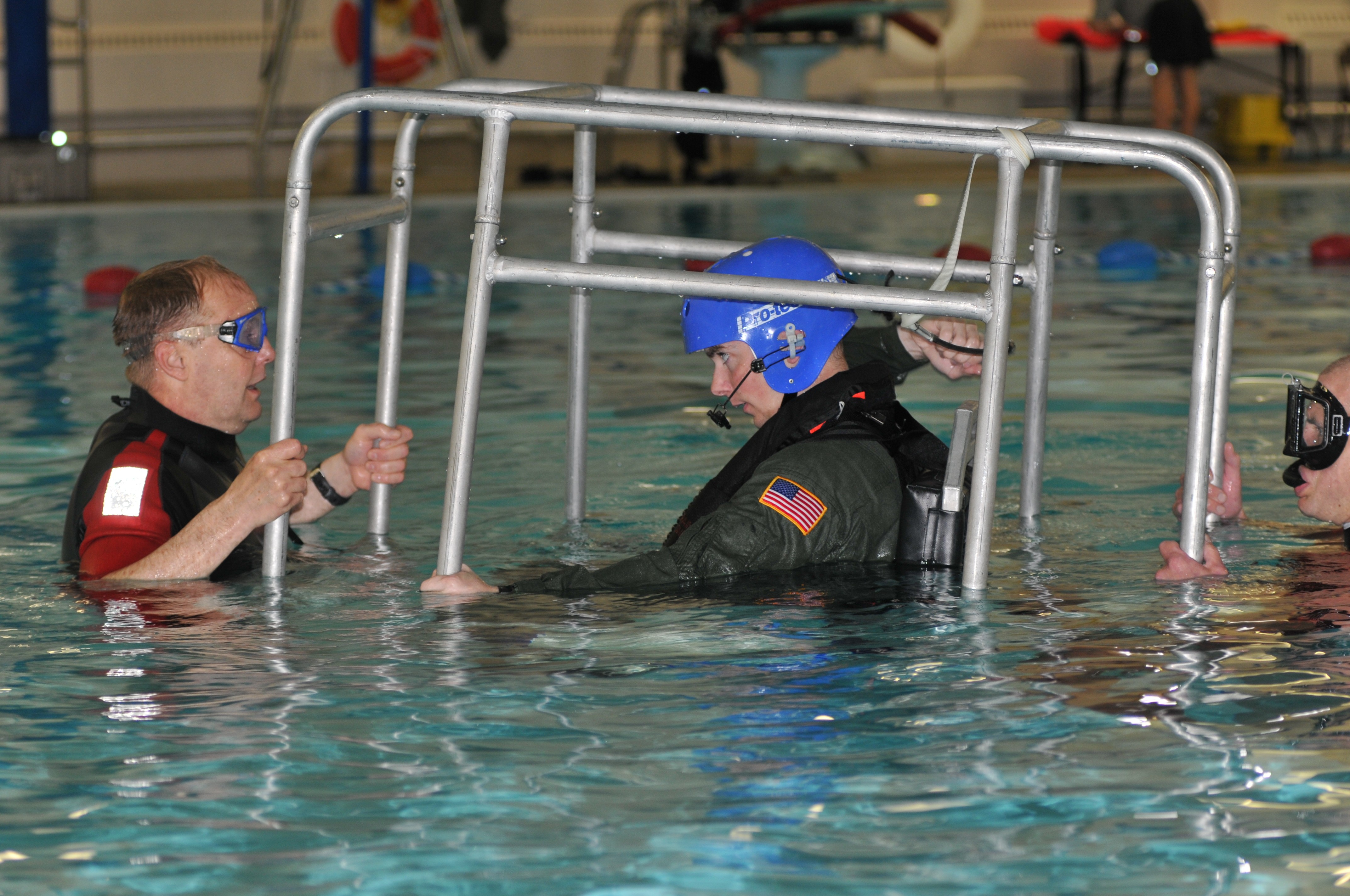 Pilots Receive Water Evacuation Training From Coast Guard Rescue ...