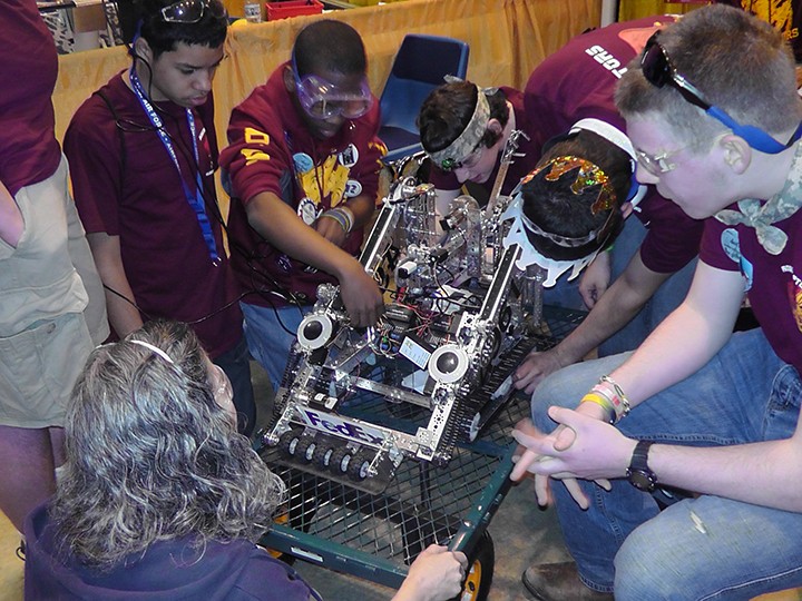 Robotics team surmount obstacles at world championship Article The