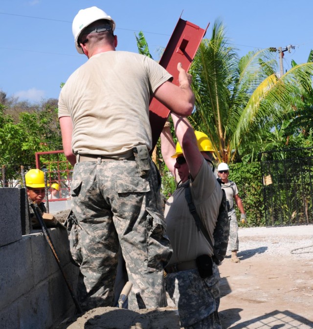 Chaplain works alongside troops in Guatemala