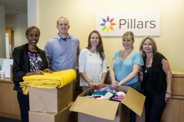 Engineer command donates clothes for sexual assault victims [Image 1 of 4]