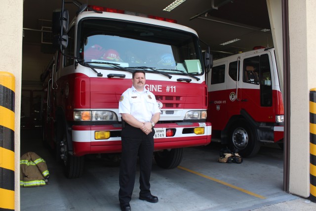 Veteran firefighter now serving in Daegu, South Korea