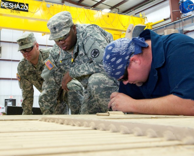 Hands-on training: ANAD employees teach Soldiers to disassemble, repair ...