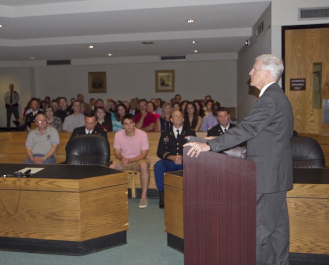 Bronze Star Medal presented to Army Reserve lawyer and judge in his civilian courtroom