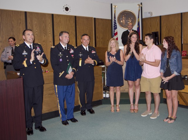 Bronze Star Medal presented to Army Reserve lawyer and judge in his civilian courtroom