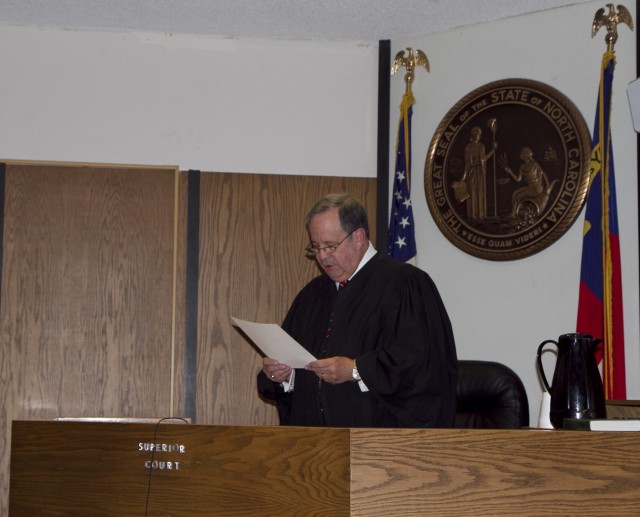 Bronze Star Medal presented to Army Reserve lawyer and judge in his civilian courtroom