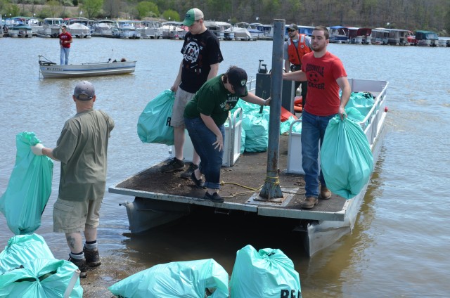Cleanup activities enhance Beech Fork Lake