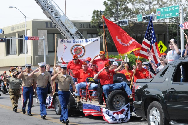 Marines parade