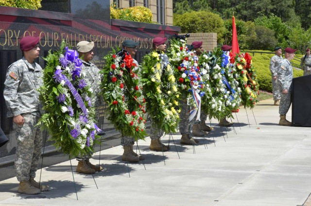 U.S. Army Special Operations Command remembers pays tribute to fallen heroes