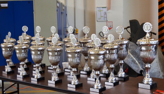 The coveted trophies