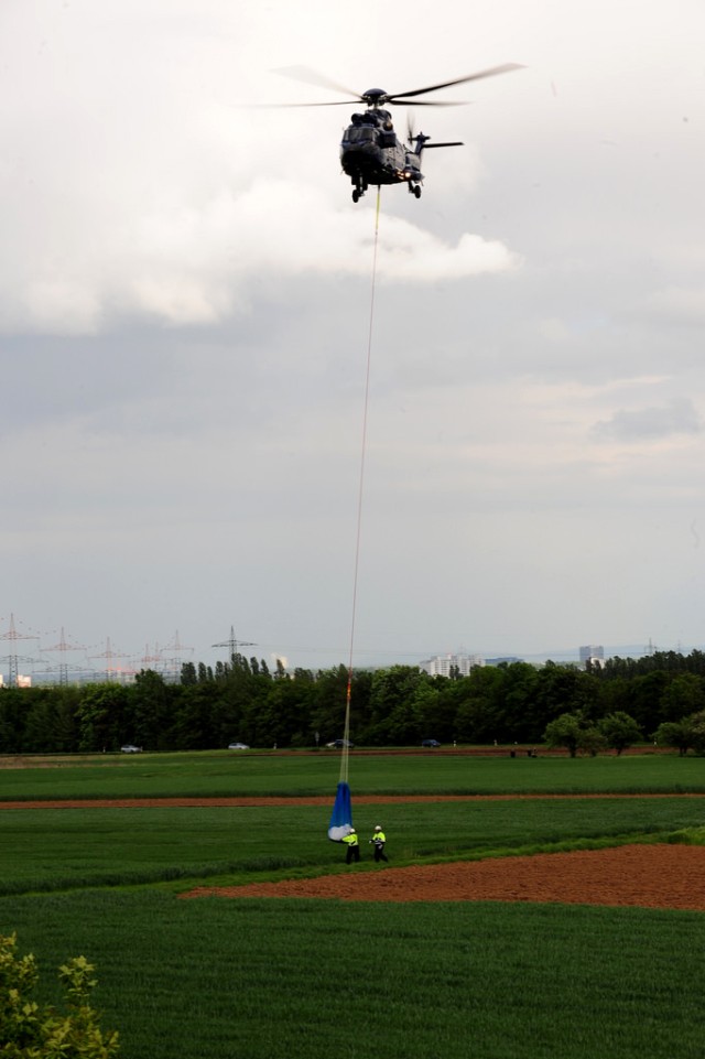 U.S Army Europe aviators train for flood response with German federal police counterparts