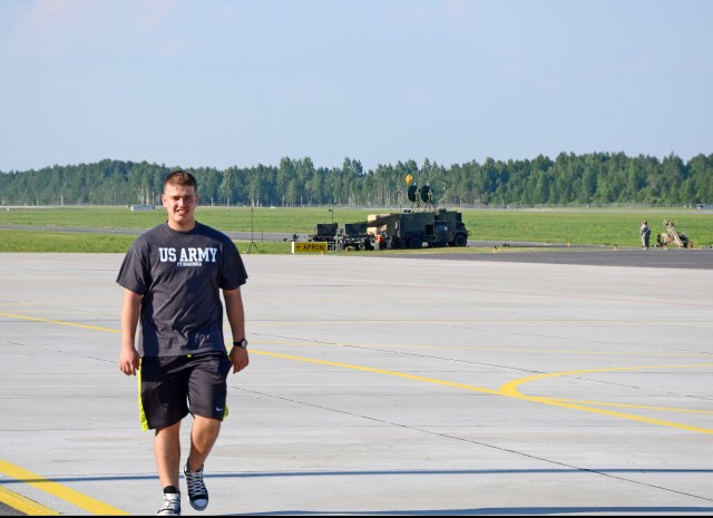Walking the Runway at Lielvarde, Latvia
