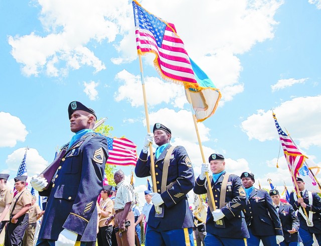 Massing of the Colors Honors All Service Members