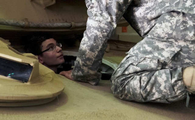 American School of Kuwait students visit Camp Arifjan