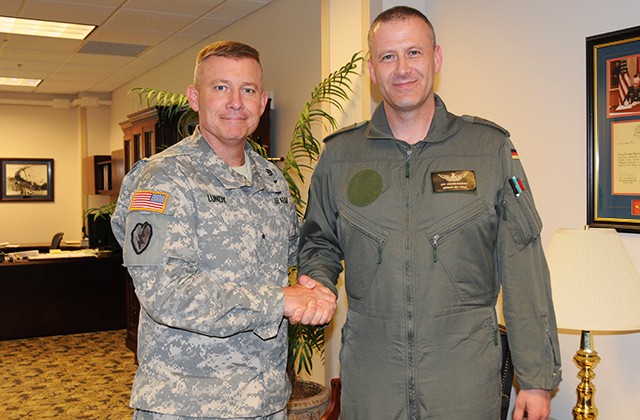 German liaison captain makes life-saving move