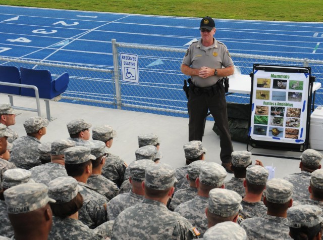 Cavalry Soldiers reinforce safety