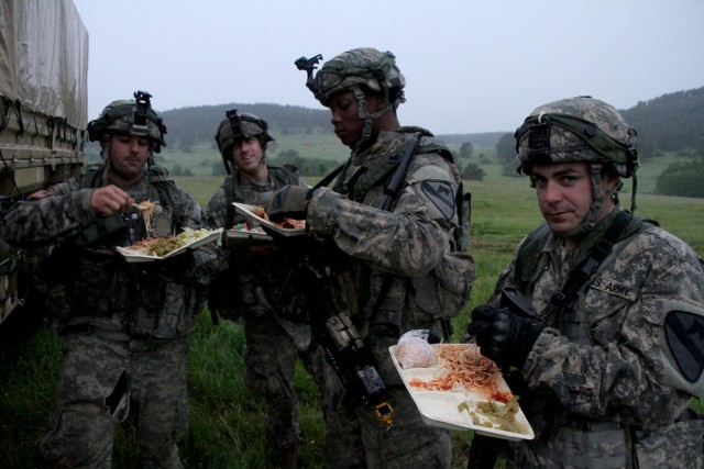 Hot chow, cold grunts; a recipe for morale