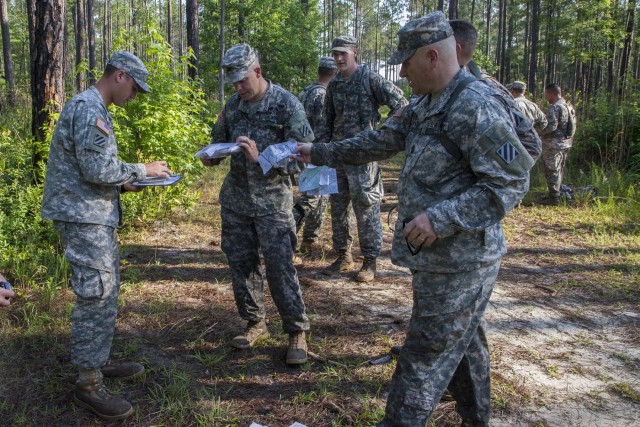 Marne Air leaders test orienteering skill in Falcon Rogaine
