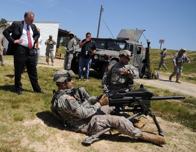 U.S. Senator Tim Kaine visits Fort A.P. Hill