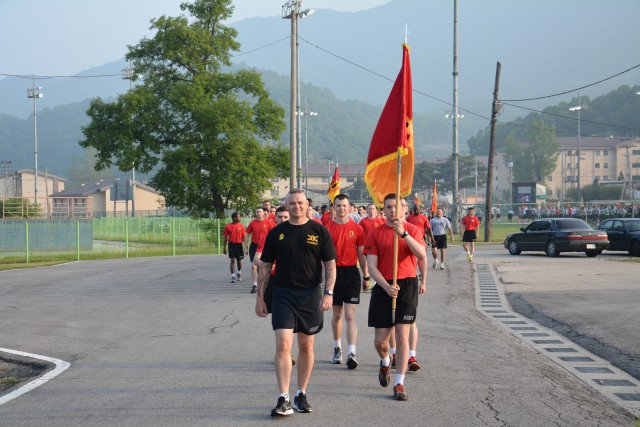 210th FA Bde. Memorial Day Enlisted Run