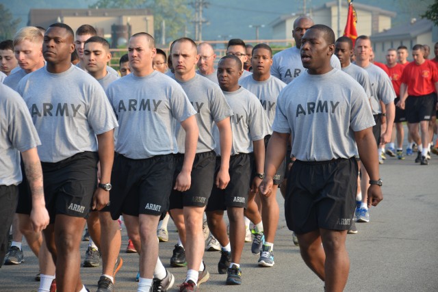 210th FA Bde. Memorial Day Enlisted Run