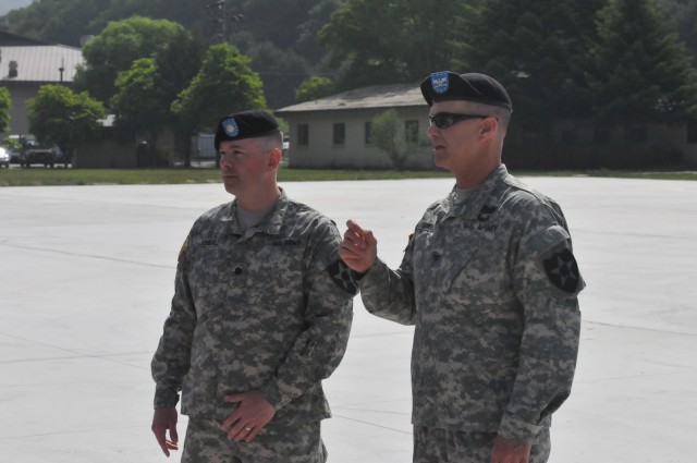 1st Bn. 15th FA Regt. Change of Command ceremony