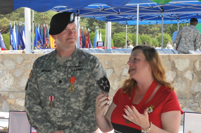 1st Bn. 15th FA Regt. Change of Command ceremony