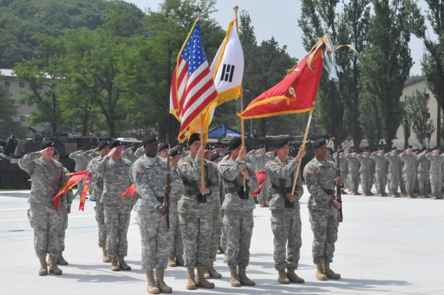 1st Bn. 15th FA Regt. Change of Command ceremony