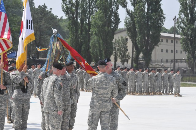 1st Bn. 15th FA Regt. Change of Command ceremony