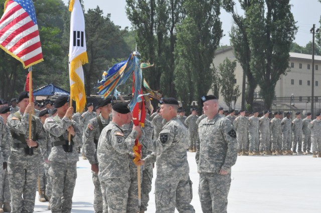 1st Bn. 15th FA Regt. Change of Command ceremony