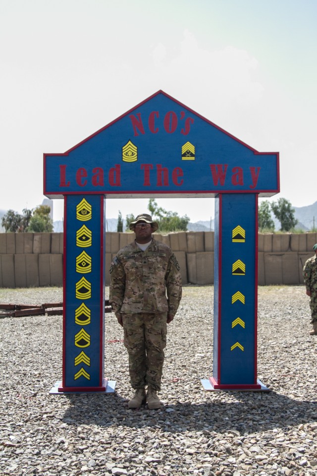 Division CSM inducts U.S., Afghan NCOs into Corps