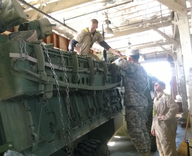Battle-tested Stryker upgrades to new blue force tracking