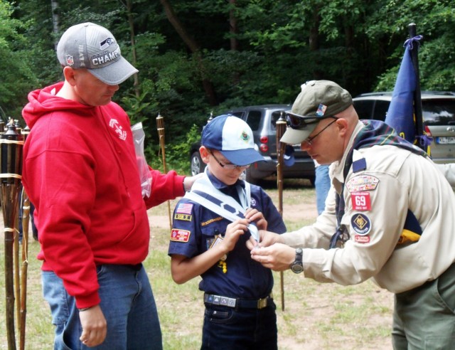 'Wolves and Tigers and Bears - Oh My!' - Scouts conduct mass 'promotion' at local camp